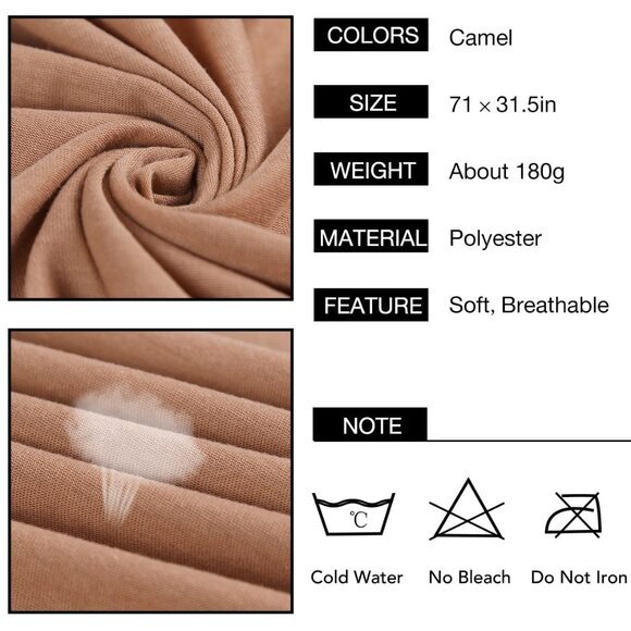 4 Pack African Turbans Head Wraps Jersey for Women Wraps Scarves - Picture 3 of 6